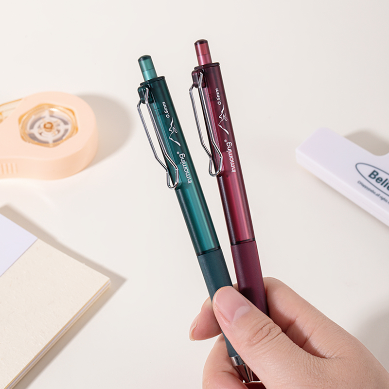 Pentel Pen Energel - 3 أقلام جل ضغطية بلون داكن/صندوق،