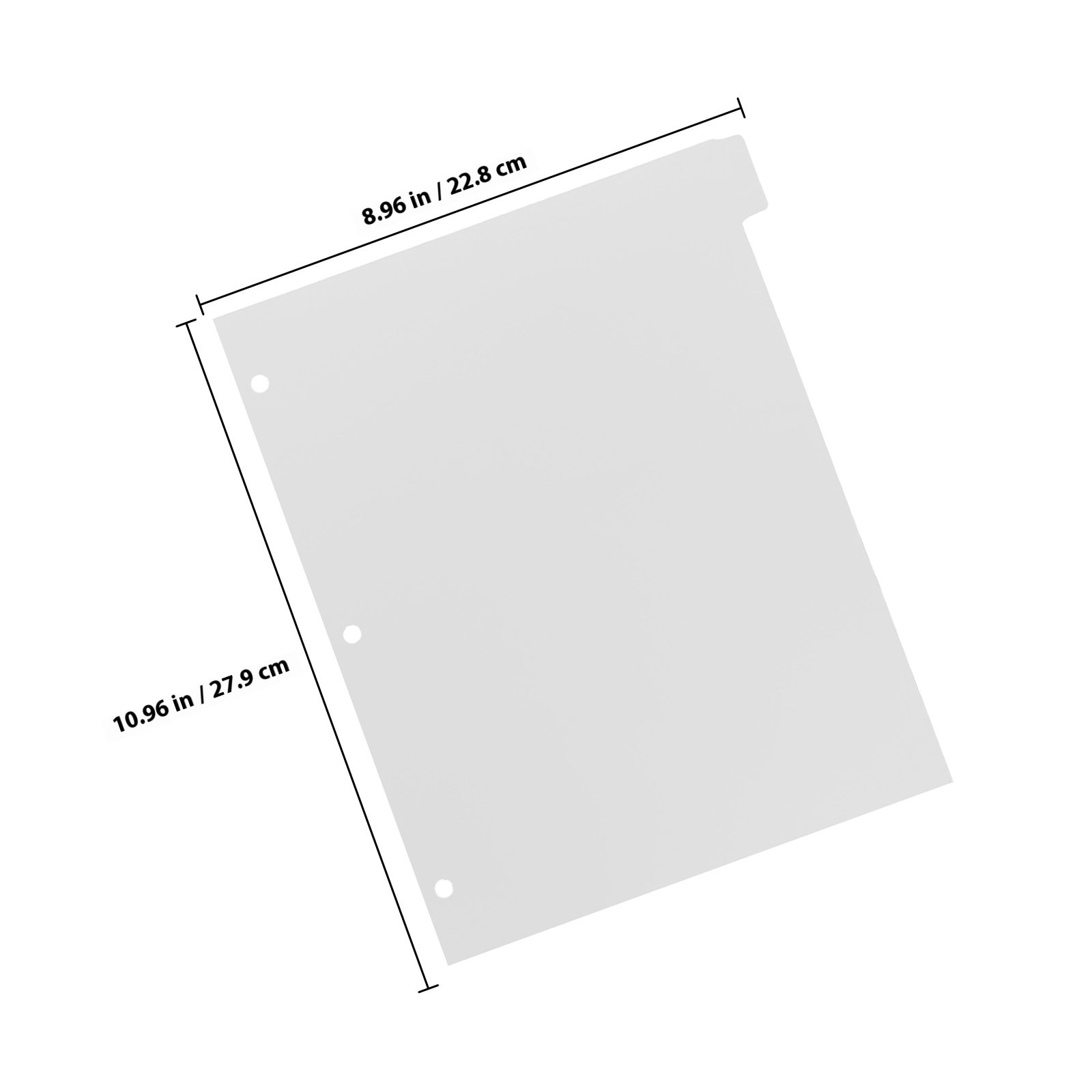 8 أوراق فواصل فاخرة من مادة PP - مراجعة Tab Divider A4 وسعره