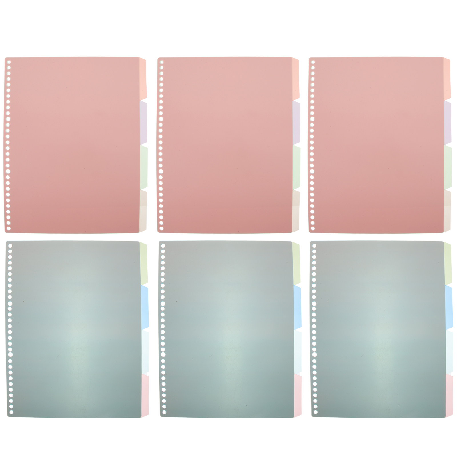 6 مجموعات من فواصل الملفات الم - مراجعة Tab Divider A4 وسعره